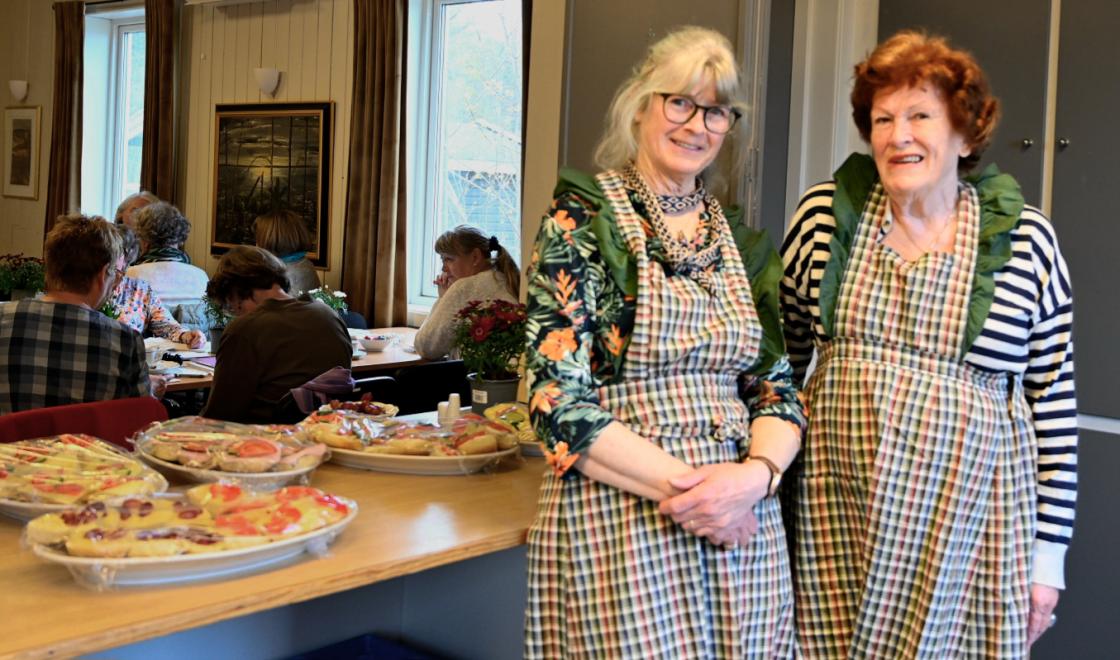 Vertinner Tone Løn Tvedten og Tove-Kristin Evensen