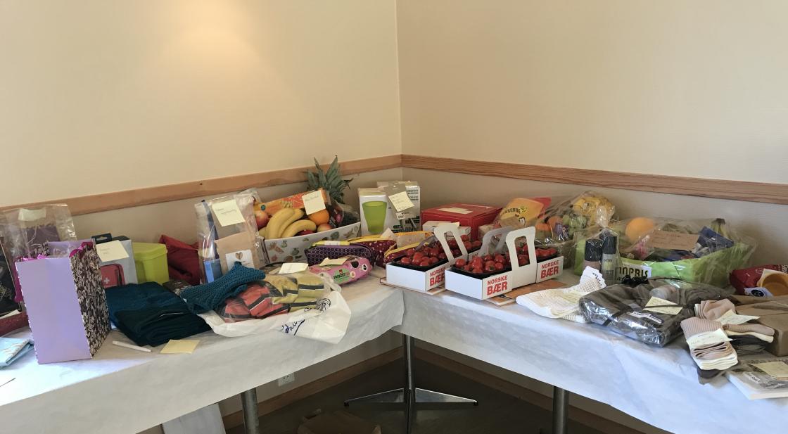 Vi tok lodd på 80 flotte gevinstar.