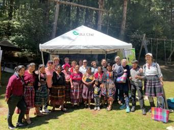 Bygdekvinnene fra Norge på besøk hos mayakvinnene i februar 2023 (foto: Norges Bygdekvinnelag).