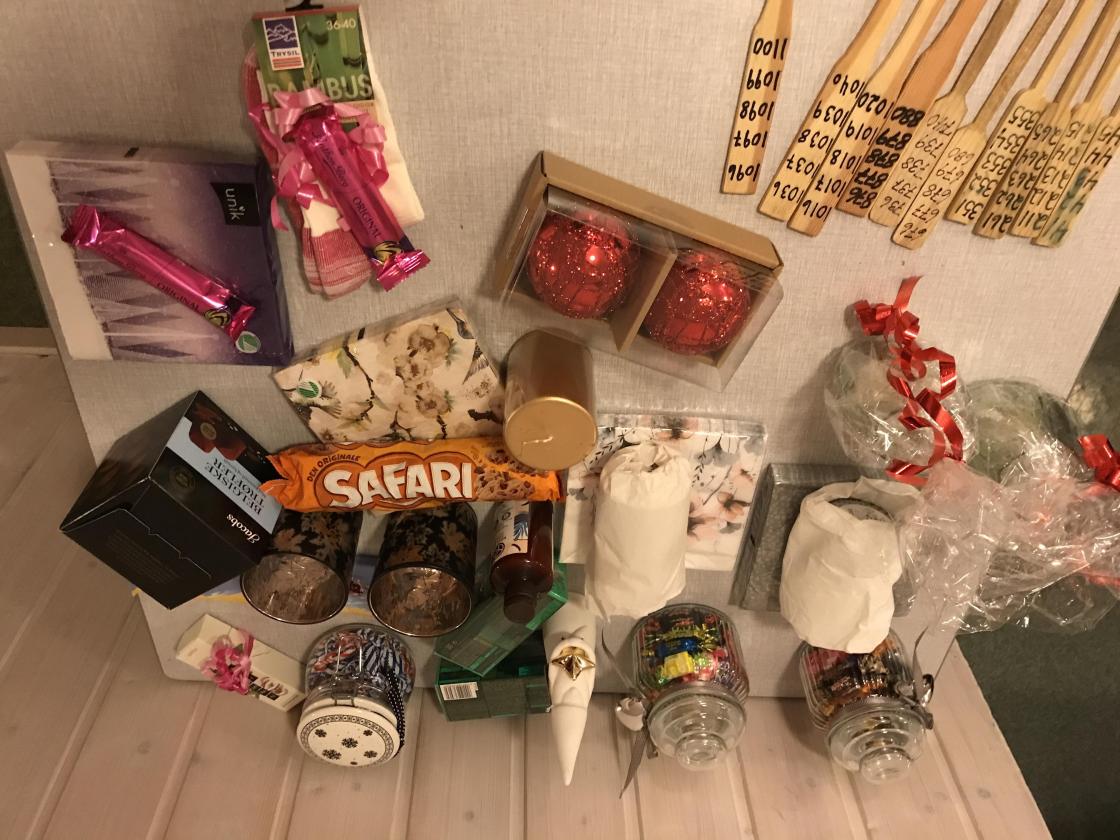 Vertinnegruppa stilte også med spennande gevinstar.