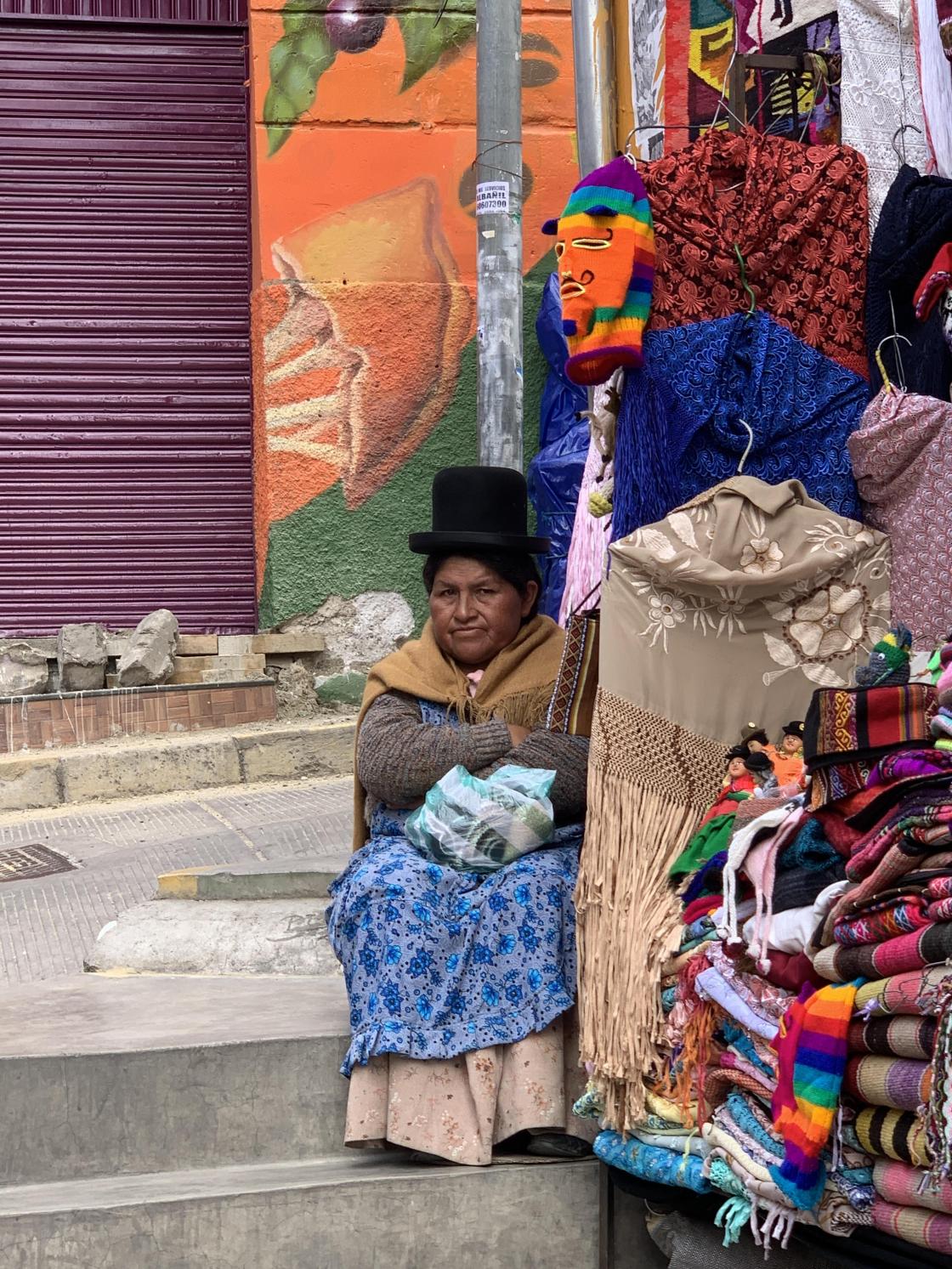 Mye fargerikt håndarbeid på markedet