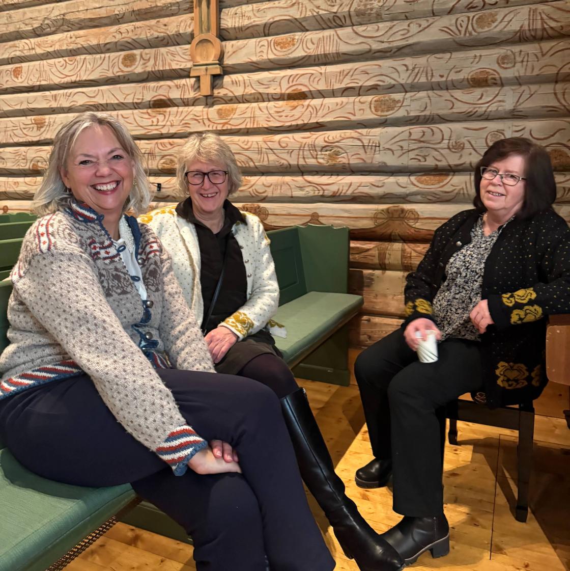 Koftami-trekløveret: Cathrine Røed Gundersen, Inger Moberg og May Sølvberg