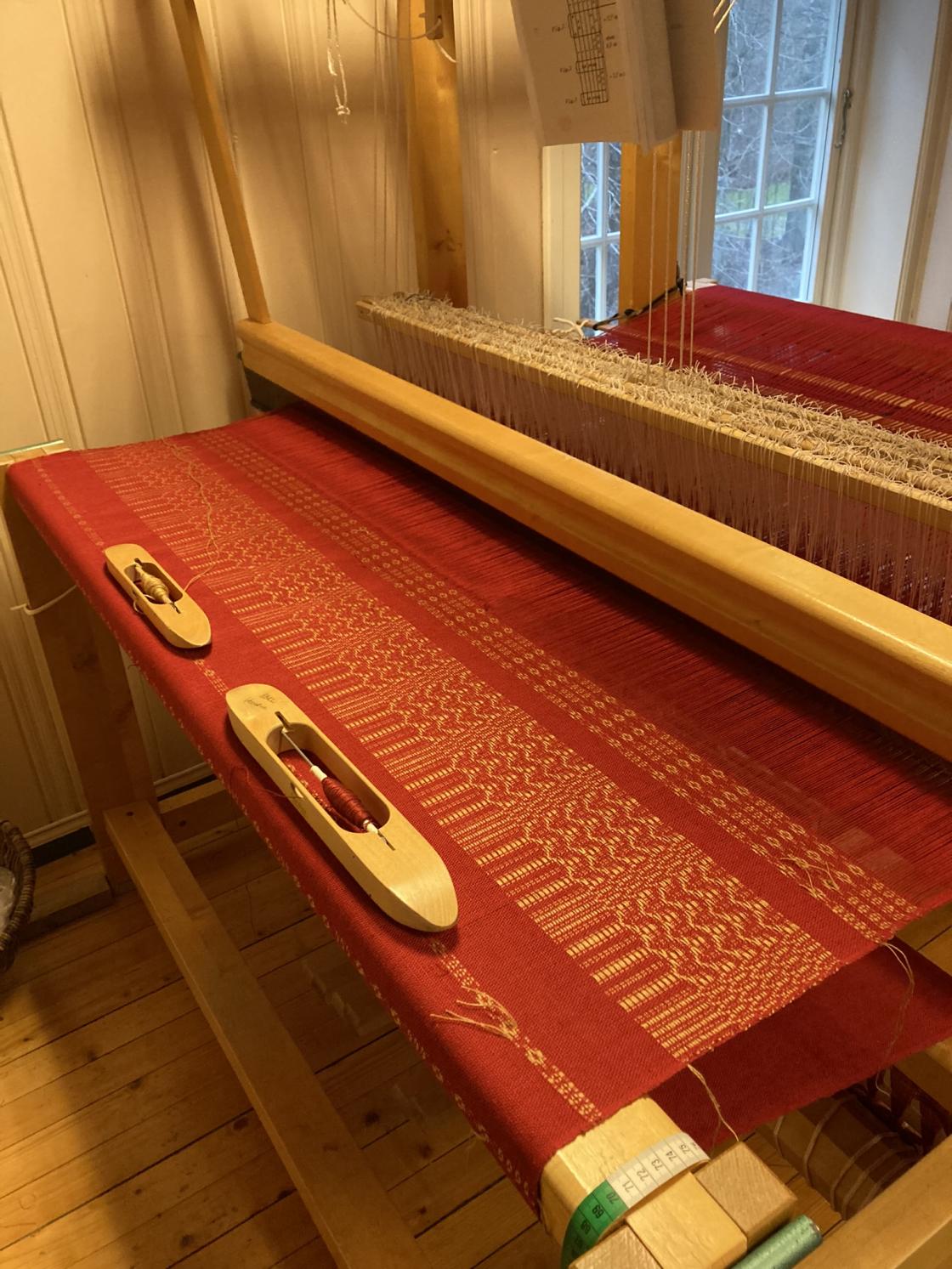 Juleduk i produksjon