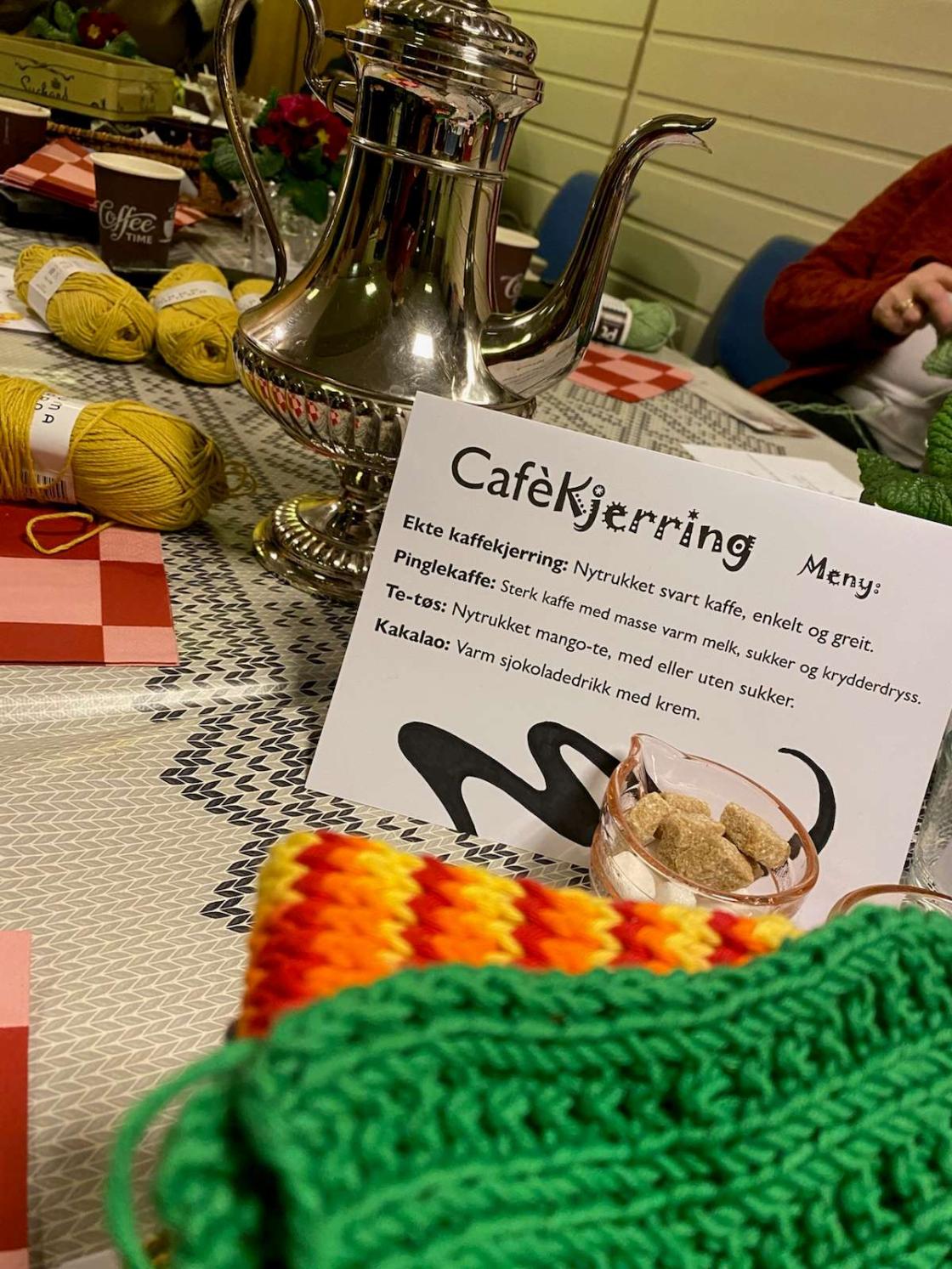 Strikkekafe. Foto: BS