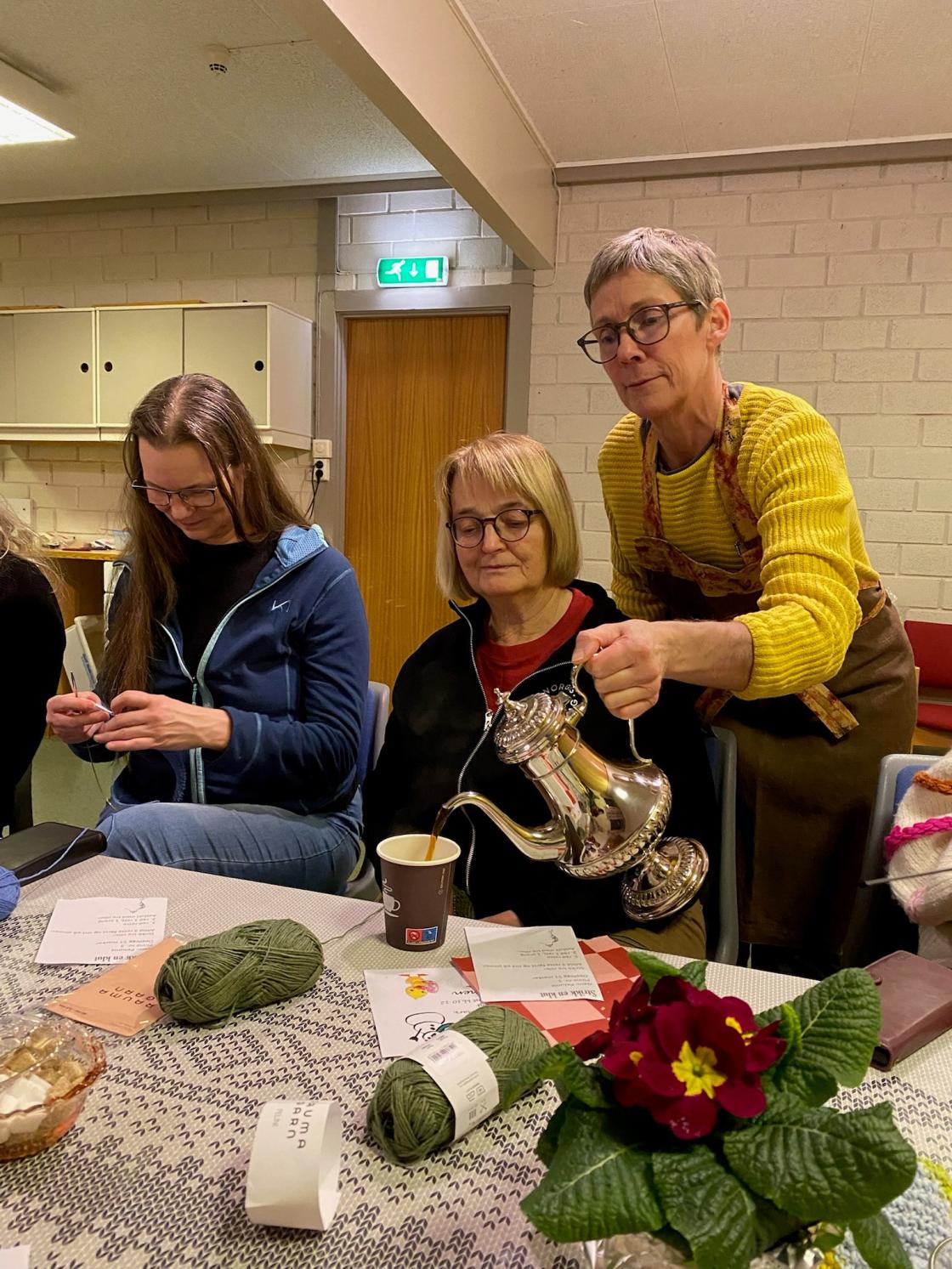 Kaffe må vi ha. Foto: BS