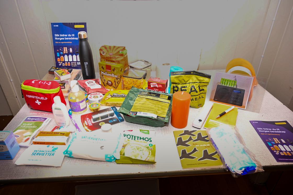 Noe av det du bør ha i egenberedskap