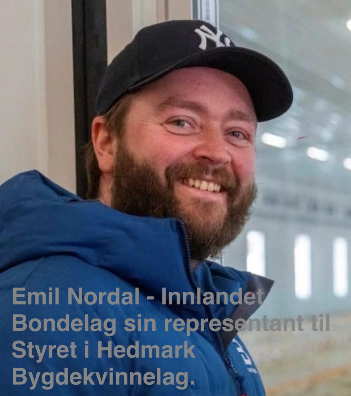 Emil Nordal, Innlandet Bondelag sin representant til HBK Styret