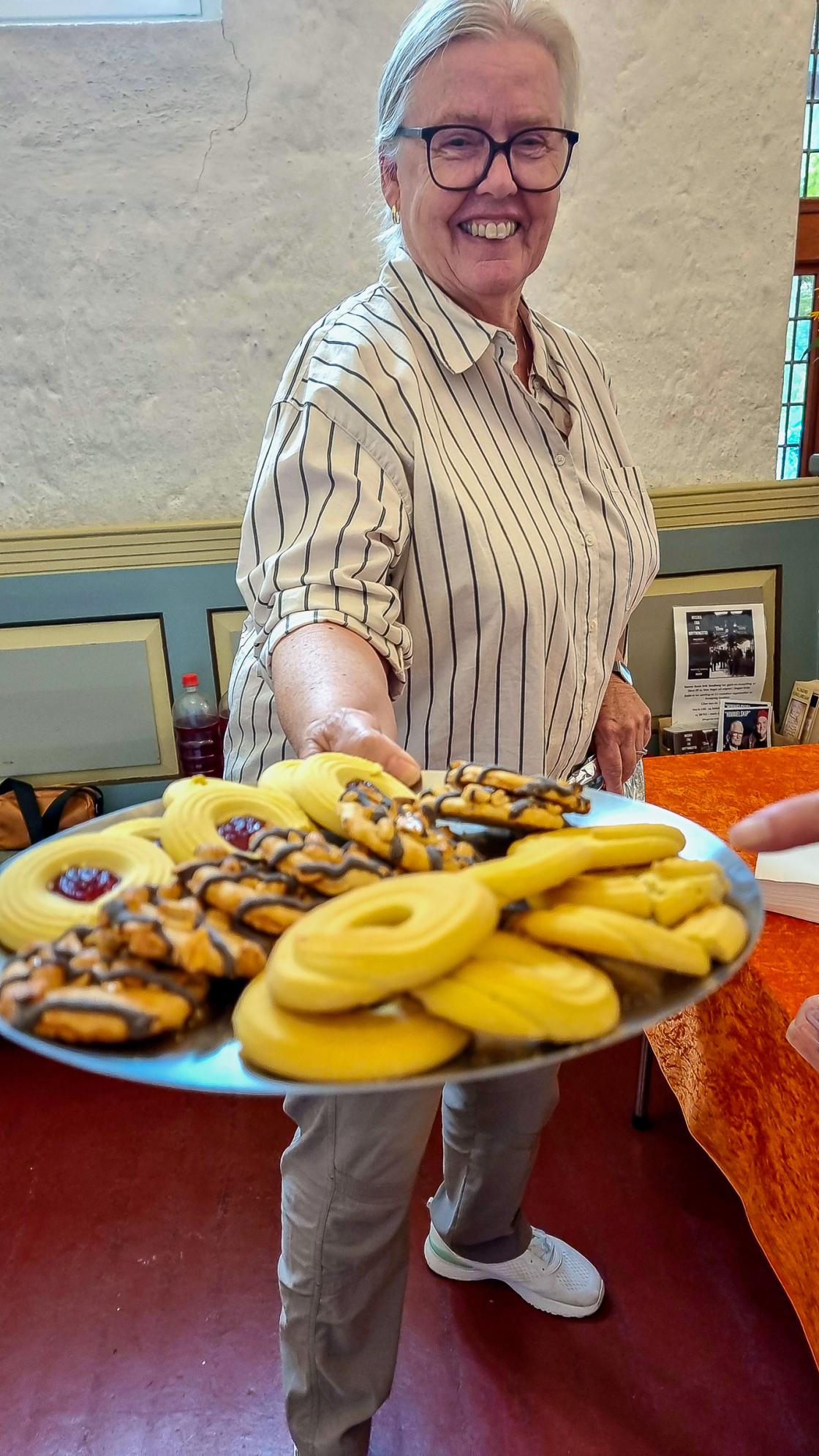 Jorunn byr på småkaker