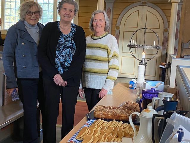 Her ser vi litt av det dei serverte.