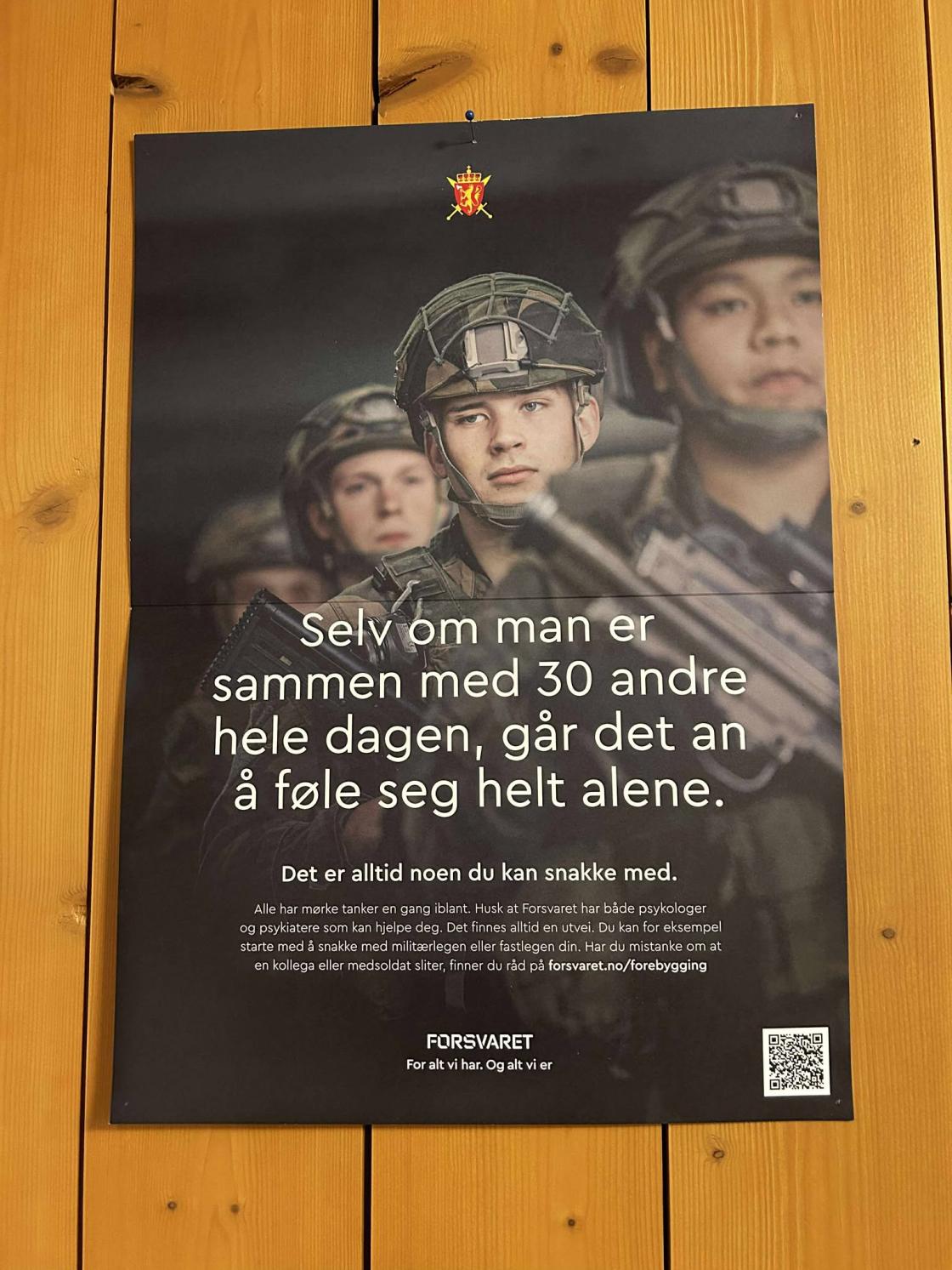 Forsvaret sin psykisk helse kampanje