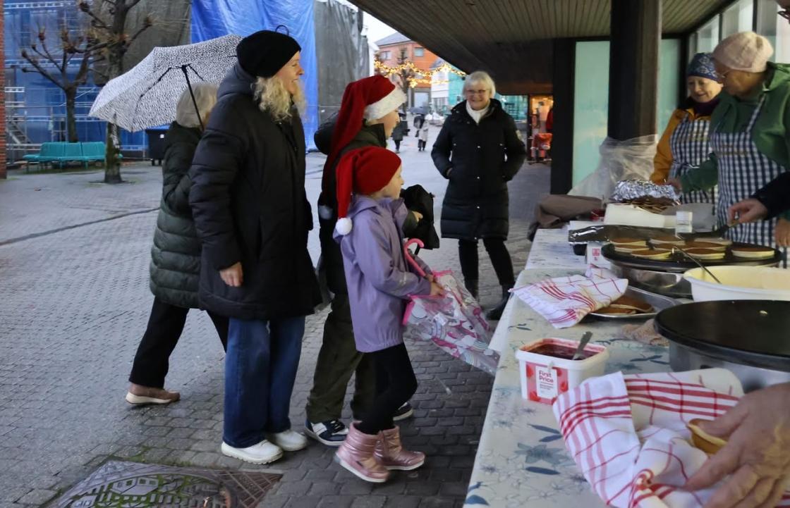 Lappekakekøen var ikke så lang i år.