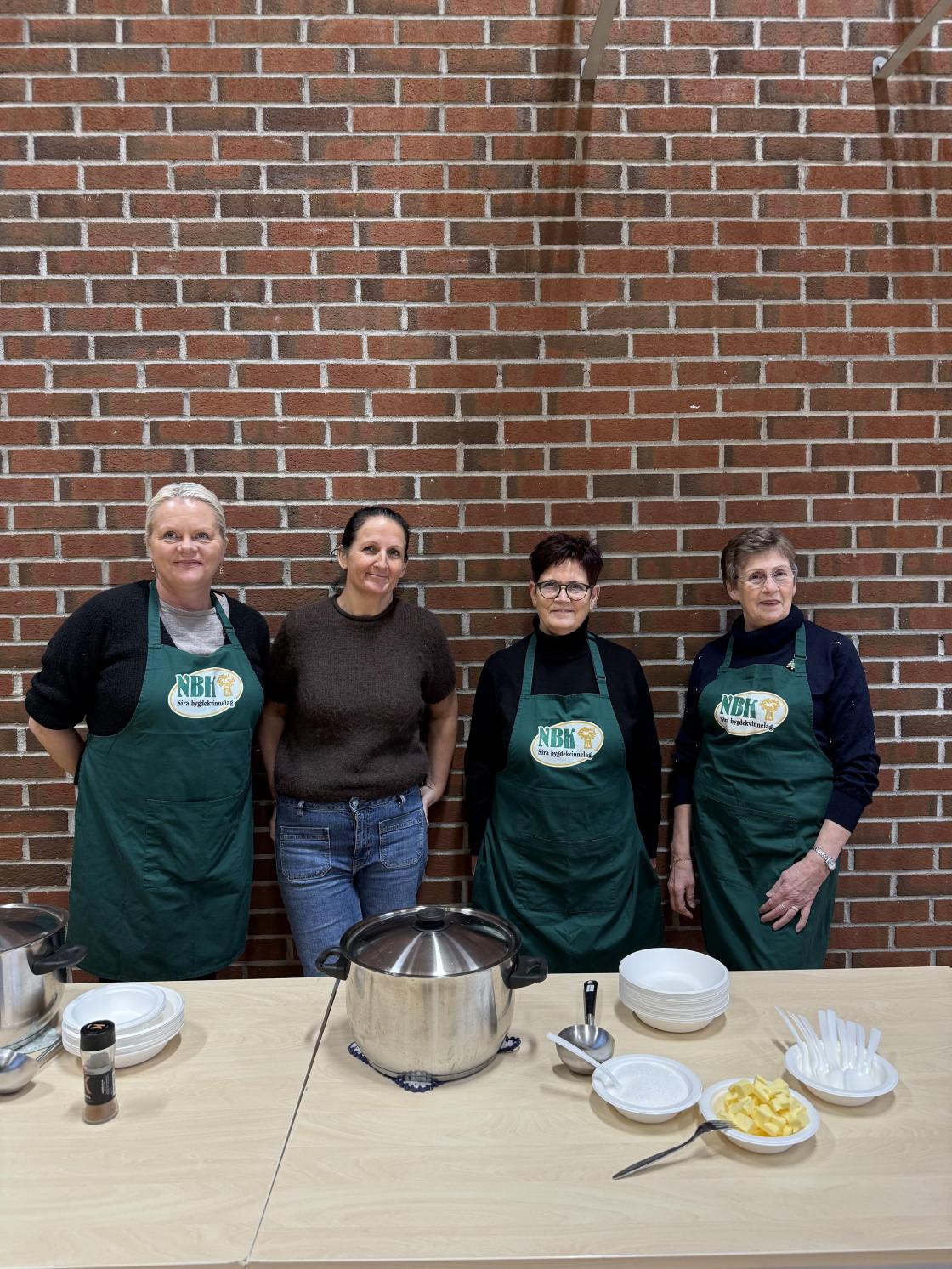 Christina, Berit, Anne Karin og Anne Lise.