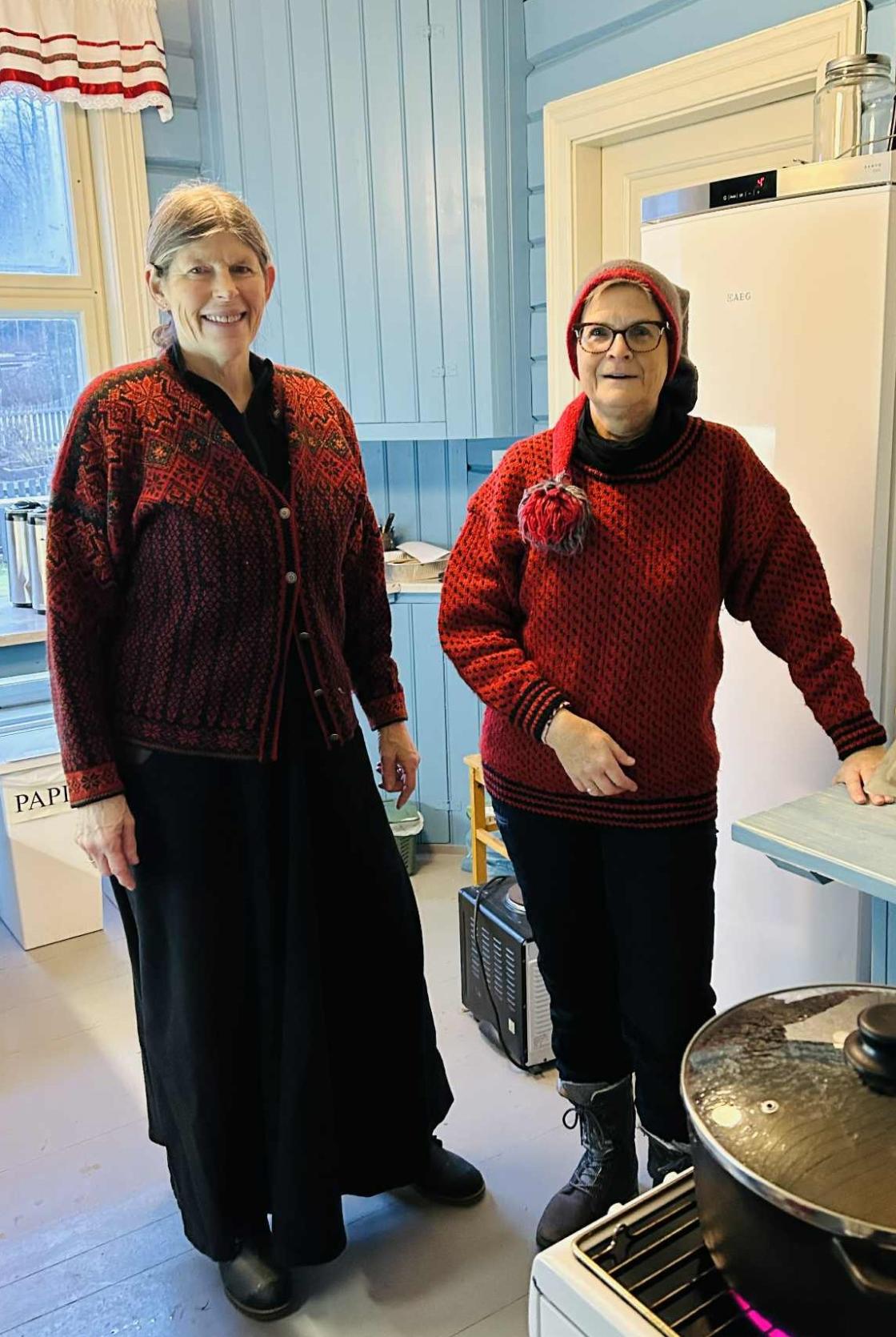 Kjøkkenskriverne hadde full kontroll på grøt, medisterkaker, saft og kaffe