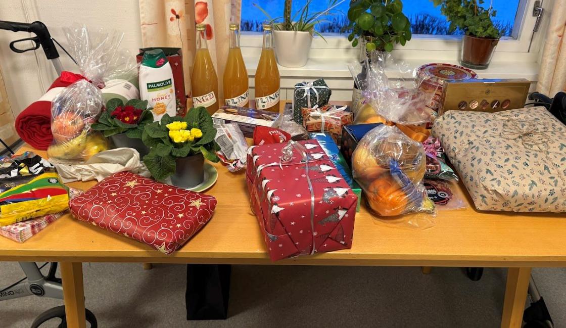 Åresal med fine gevinstar.