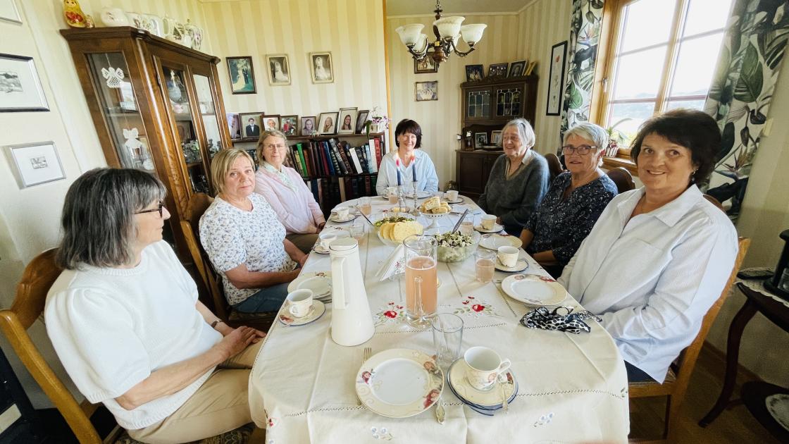 Laila, Heidi, Jorunn, Sissel, Sissel, Anne Sigrid og Margrethe.