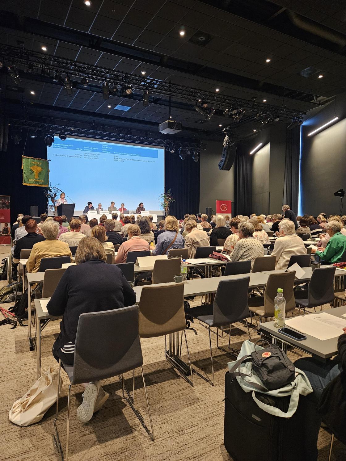 Møtesal med skjerm