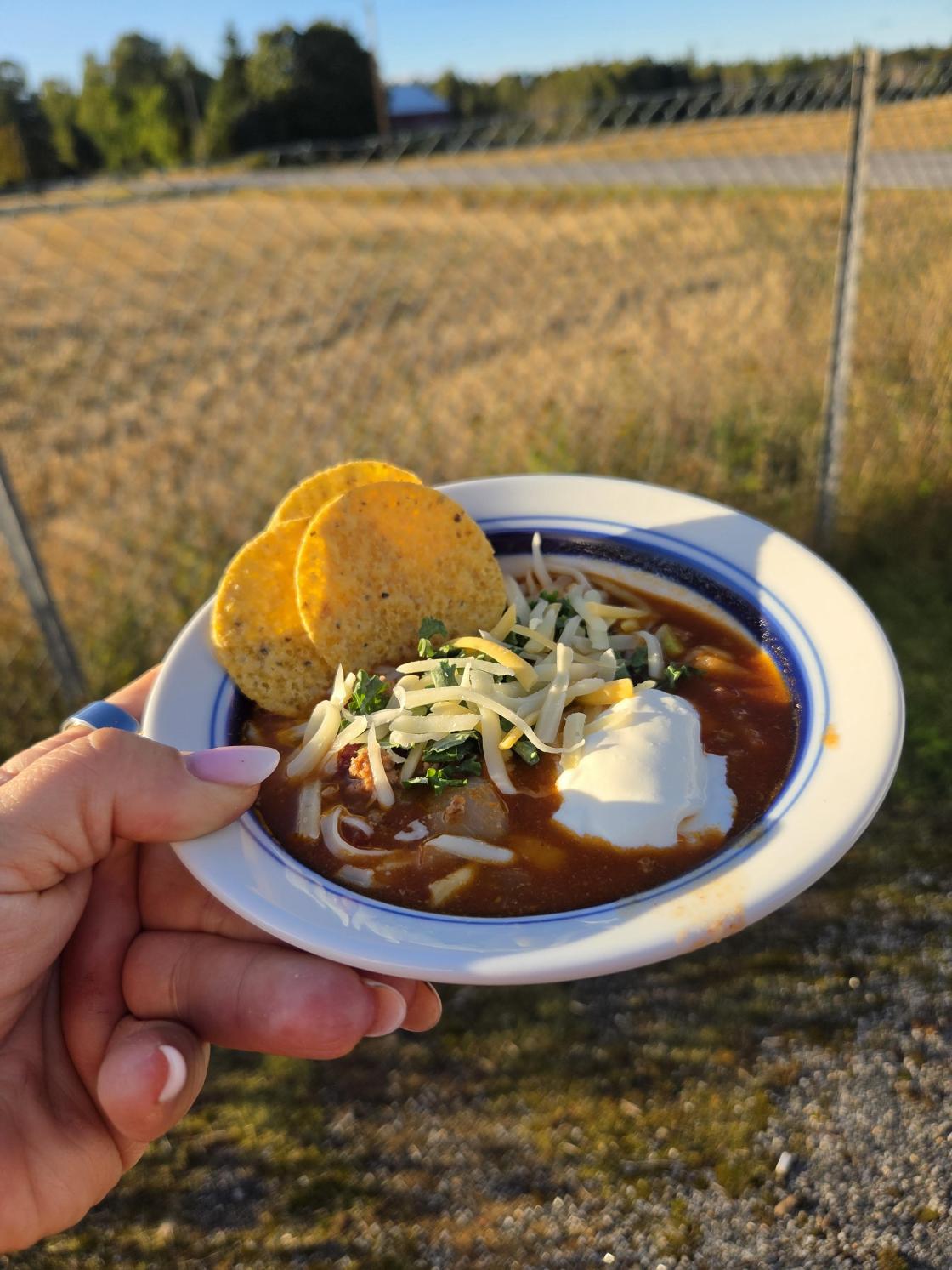 Deilig tacosuppe!