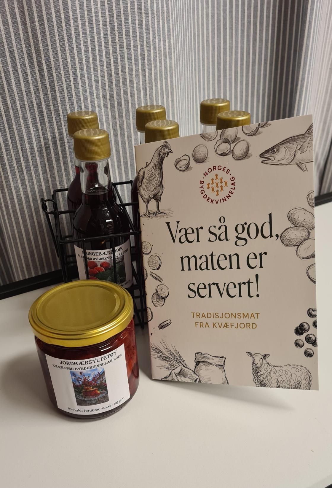 Heftet "Tradisjonsmat fra Kvæfjord"