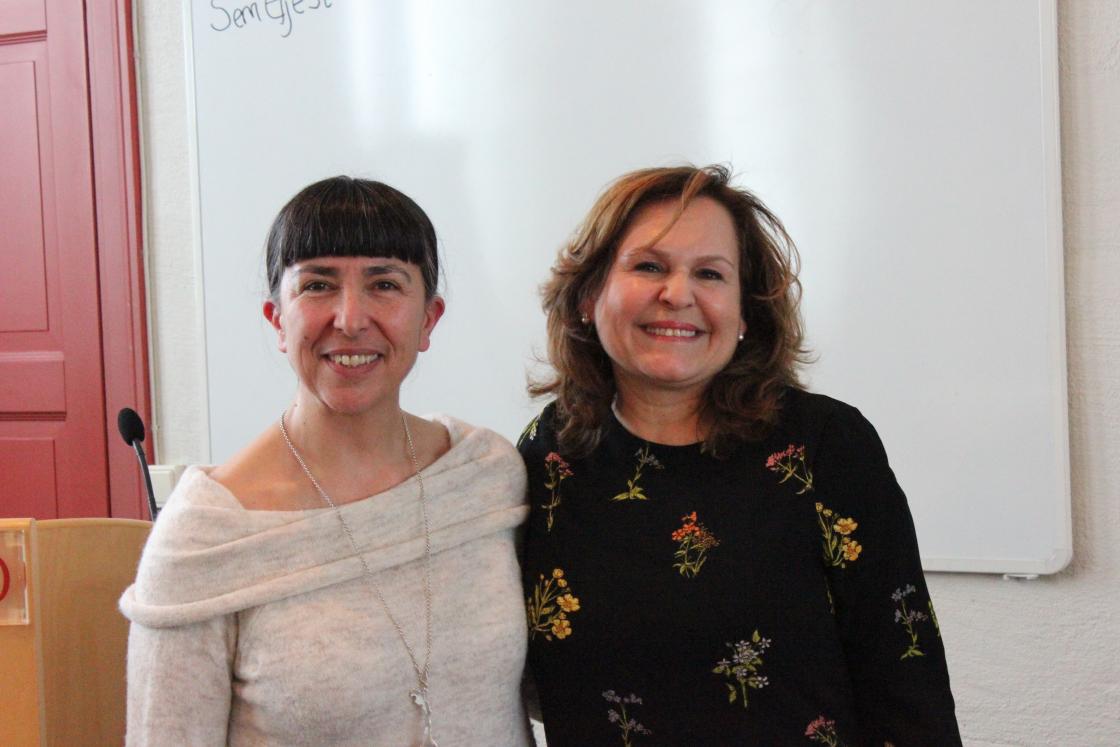 Sosan Asgari Mollestad og Narges Pourzia. Foto: Christine S. Eriksrud