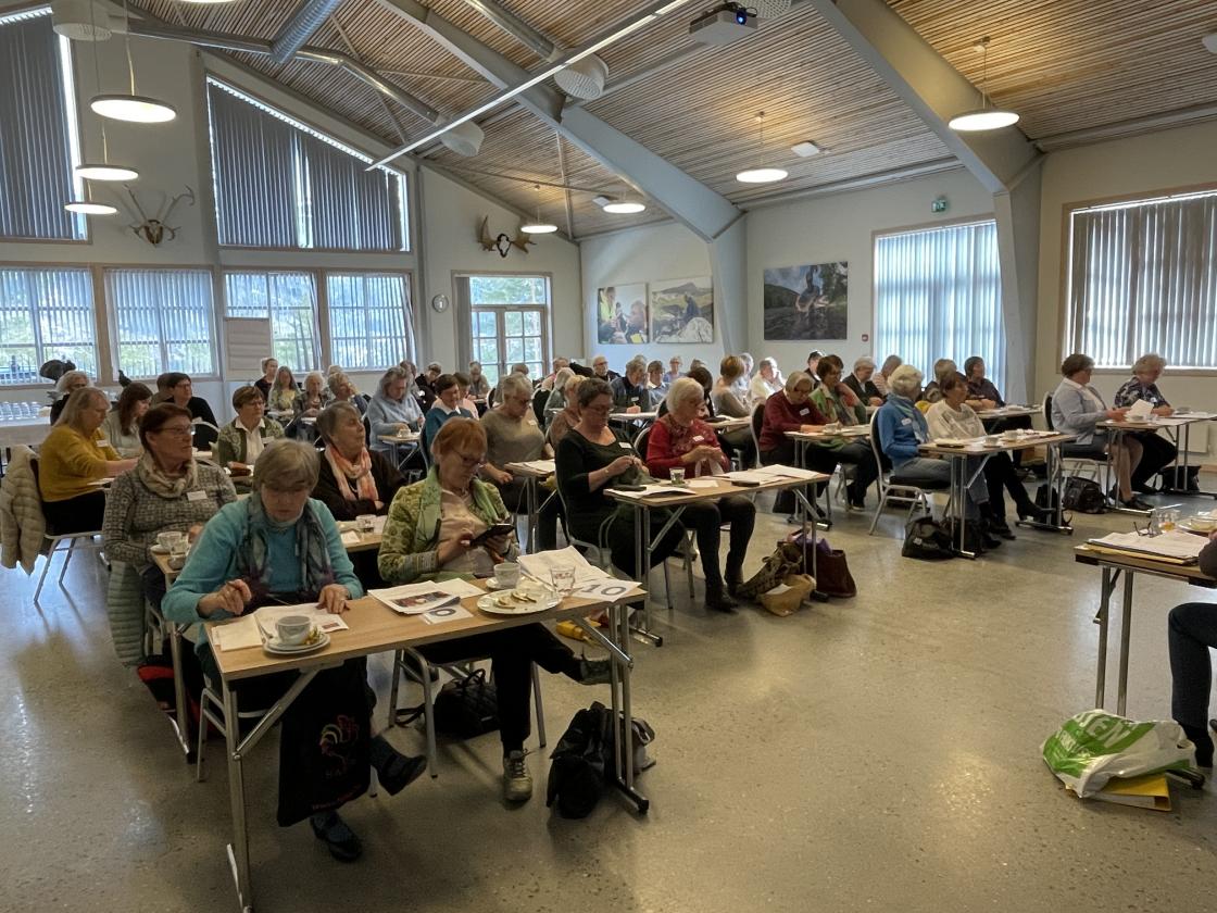 En gjeng positive og arbeidsomme tillitsvalgte