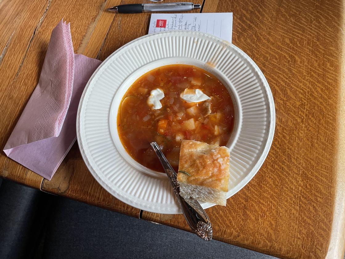 Eikersuppe smakte nydelig