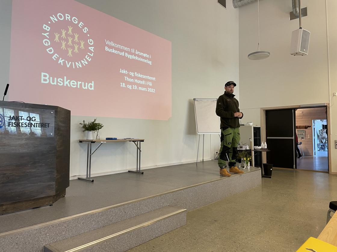 Orientering om jakt og fiskesenteret