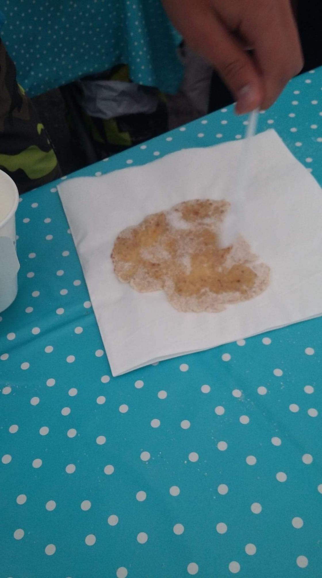 Ferdig smurt med mør og sukker