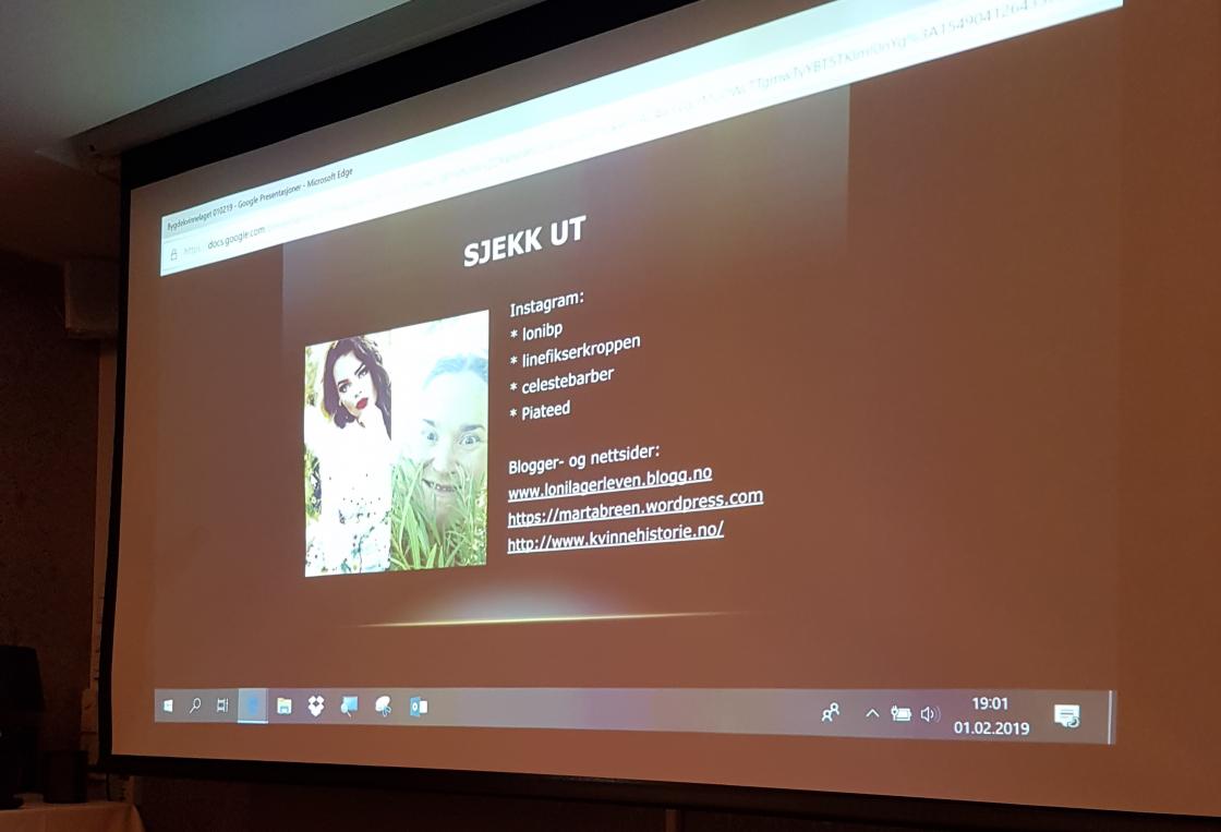 Nettsteder verdt å sjekke ut. Foto: Linda M. Gusland.