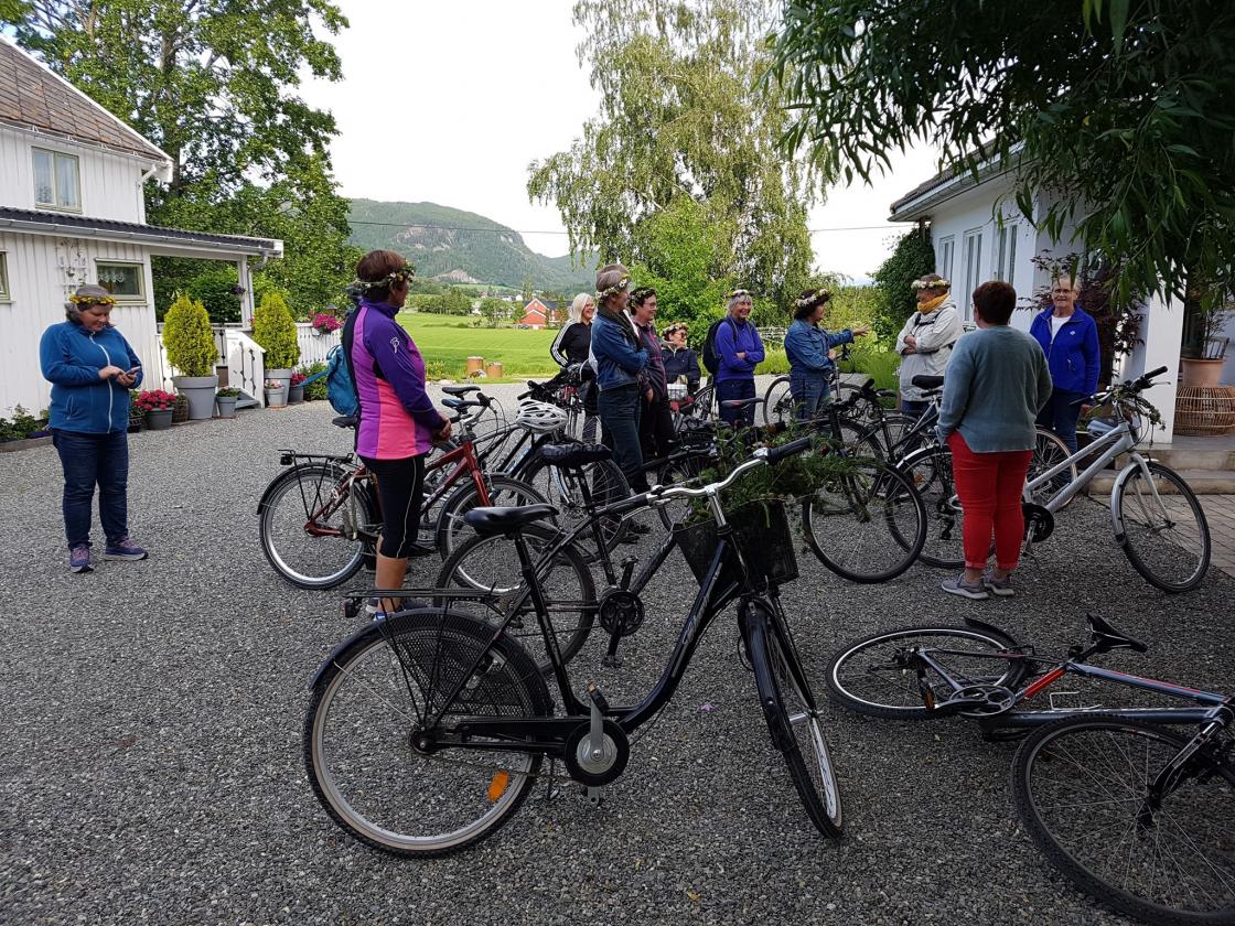 Første stopp hos Heidi og Jostein Myhr