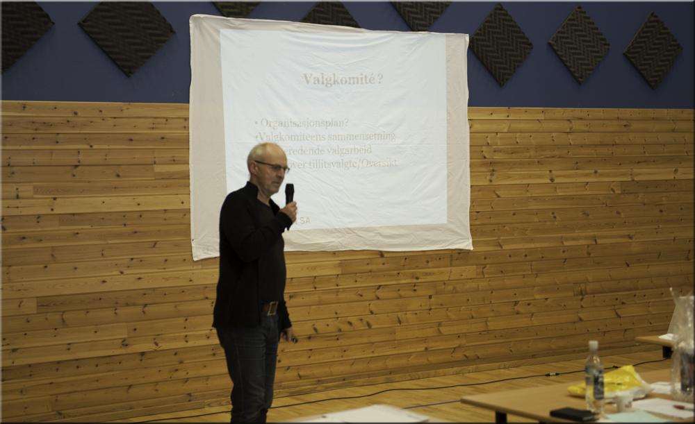 Rune Sjåholm fra Landbruk Nordvest som hadde organisasjons kurset.