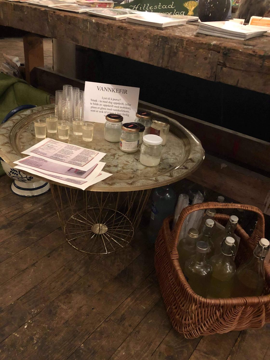 Vannkefir - smaksprøver, oppskrift og vannkefirkorn til de som ville prøve hjemme