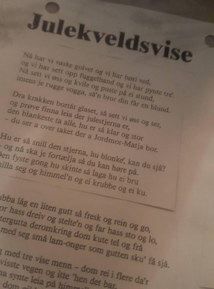 Sang ble det også