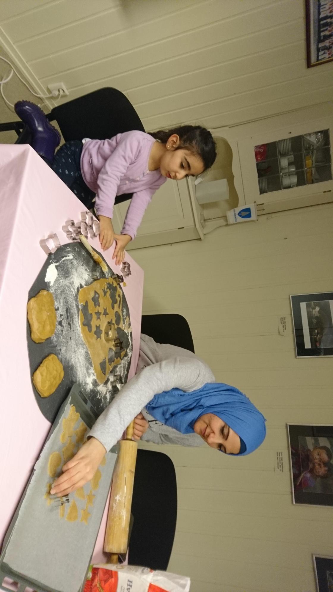 Rasha fra Syria med sin søte datter