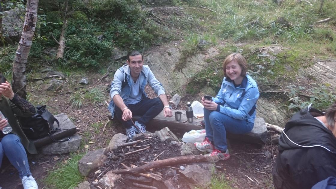 Nå var det godt med en kaffekopp