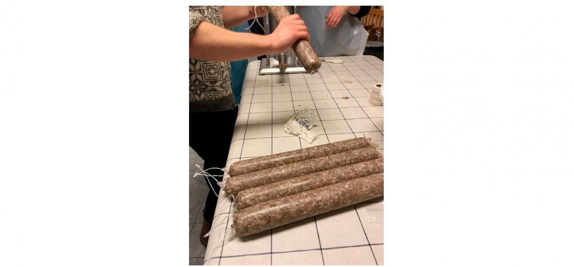 Pølsekurs med Carsten Rümling Foto: Trine Evensen