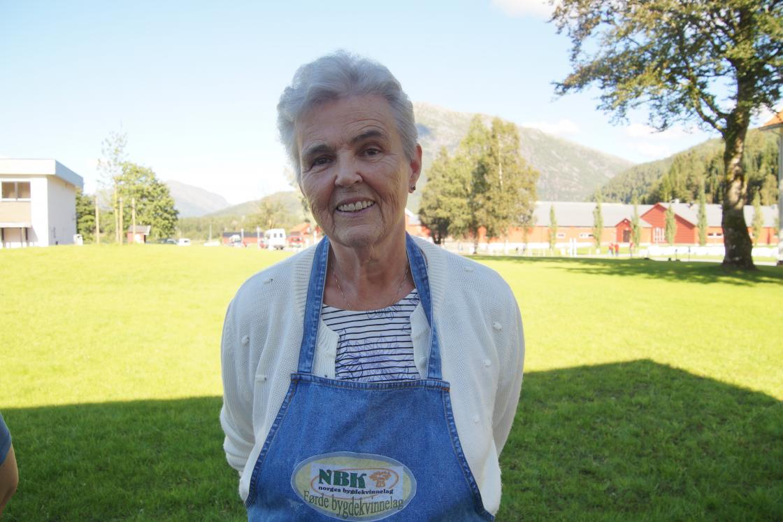 Bjørg Vie er medlem i Førde Bygdekvinnelag.