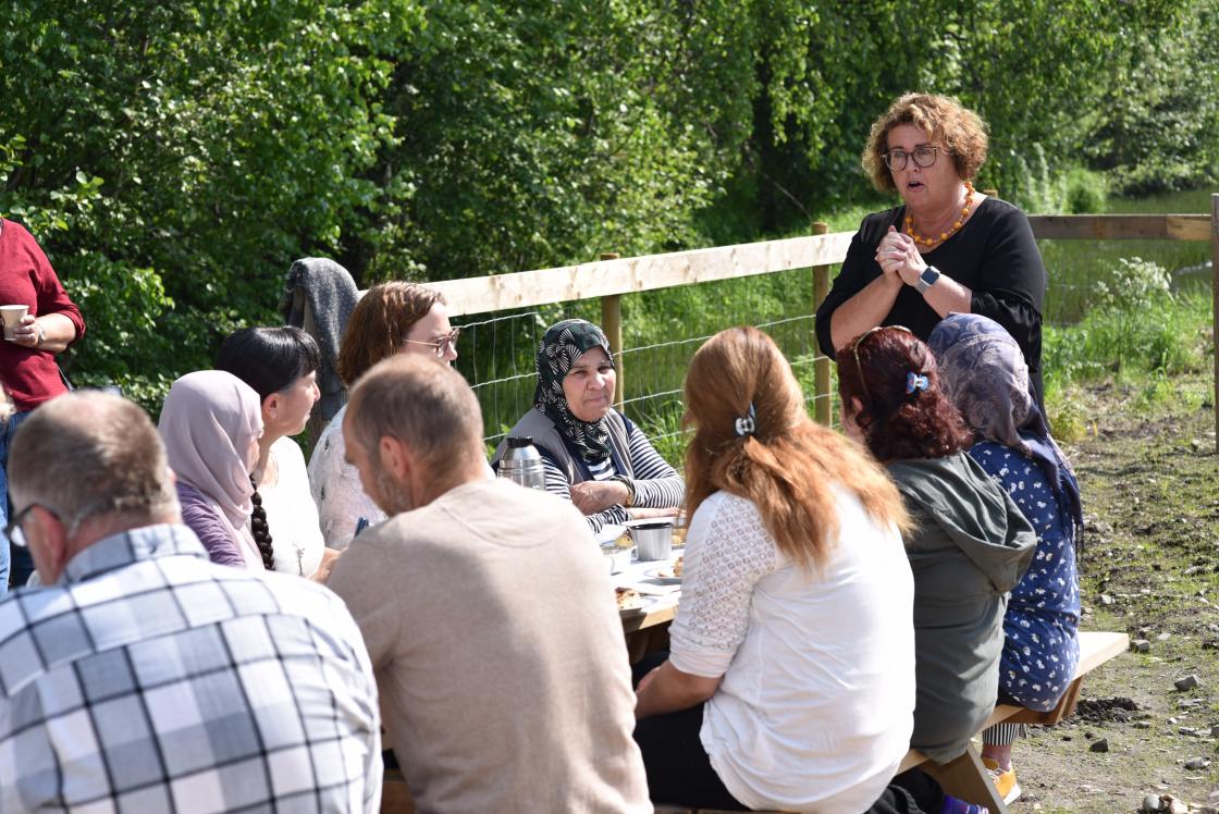 – Dette må være et fantastisk fellesskap, sa Olaug Bollestad, Landbruks- og matminister. Foto: Helle Cecilie Berger.