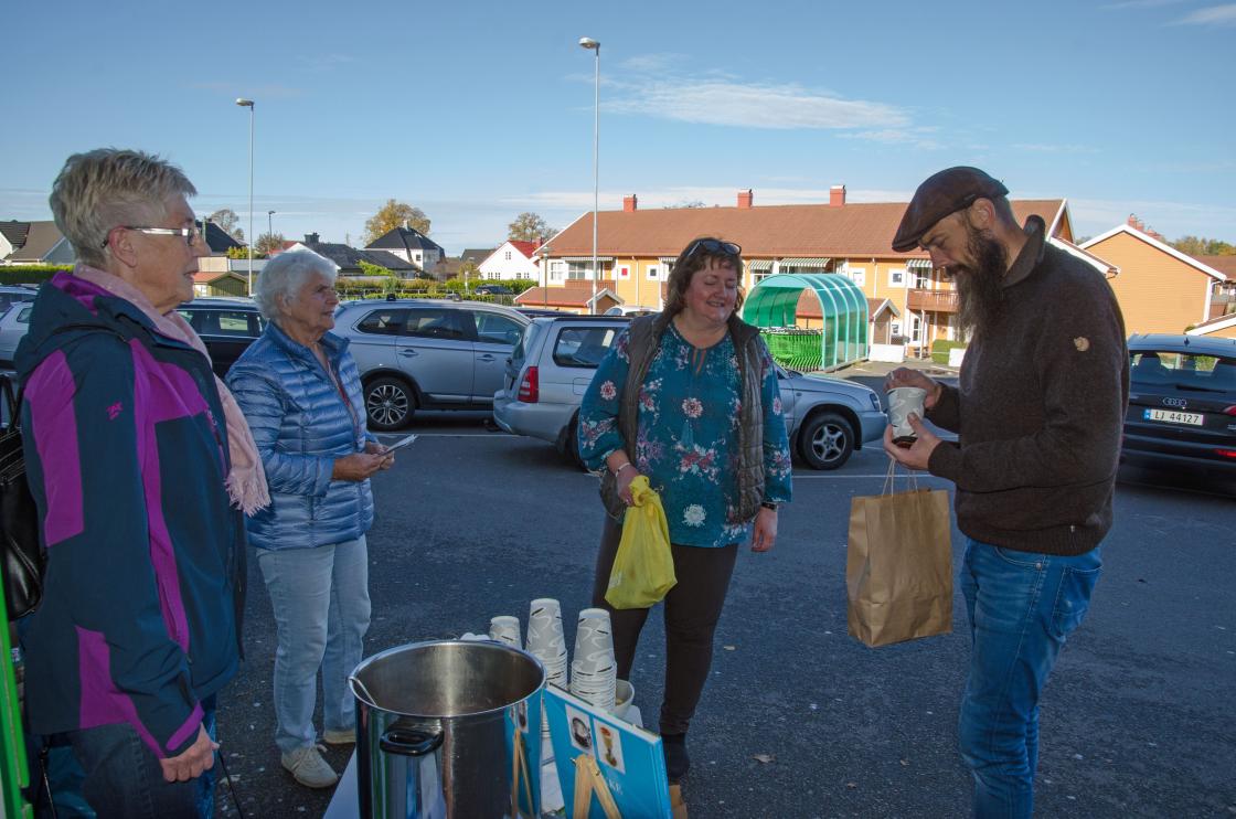 Overrasker med gratis grønnsaker