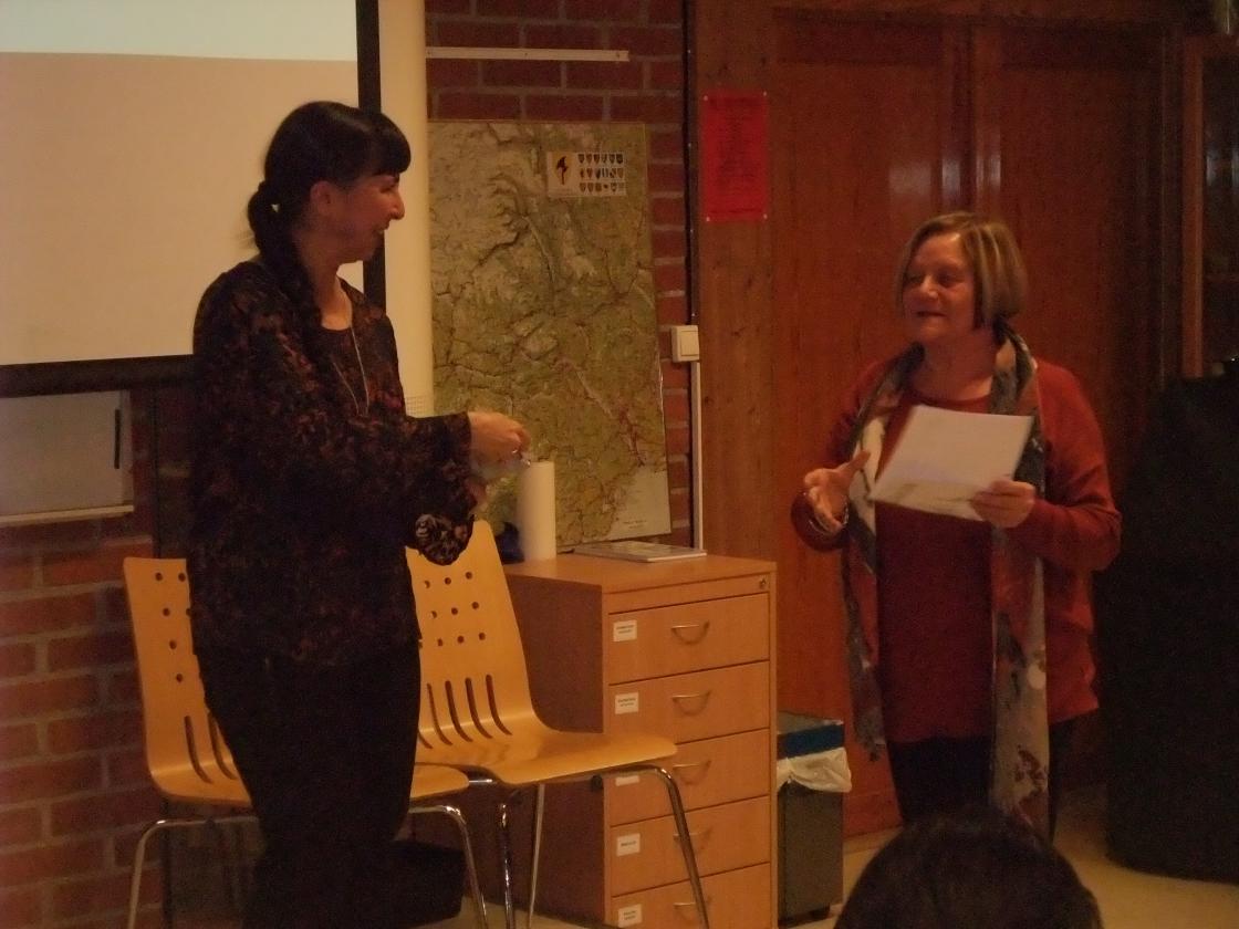 Sosan Asgari Mollestad og Anne Helene Langeland