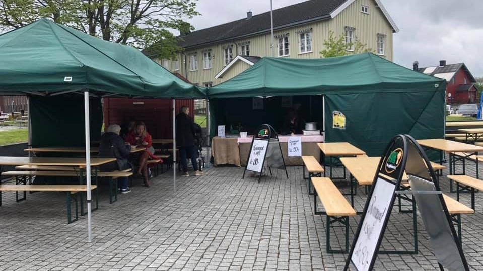 Fin plass, men tidvis litt våt