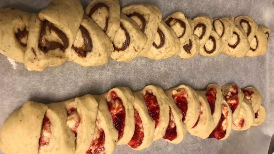 Bladstenger med fyll