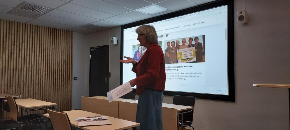 Ellen Margrethe leia gjennomgangen