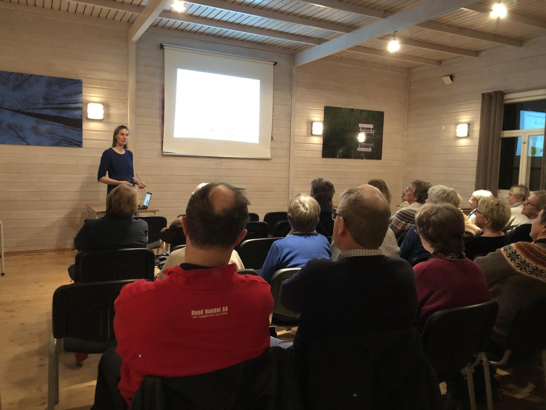 Bilder fra foredraget, tatt av Solveig Kongsrud