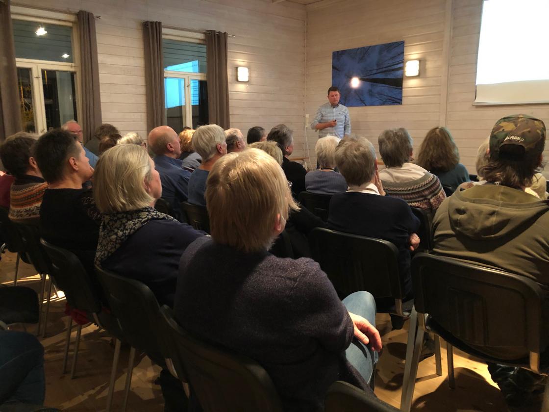 Bilder fra foredraget, tatt av Solveig Kongsrud
