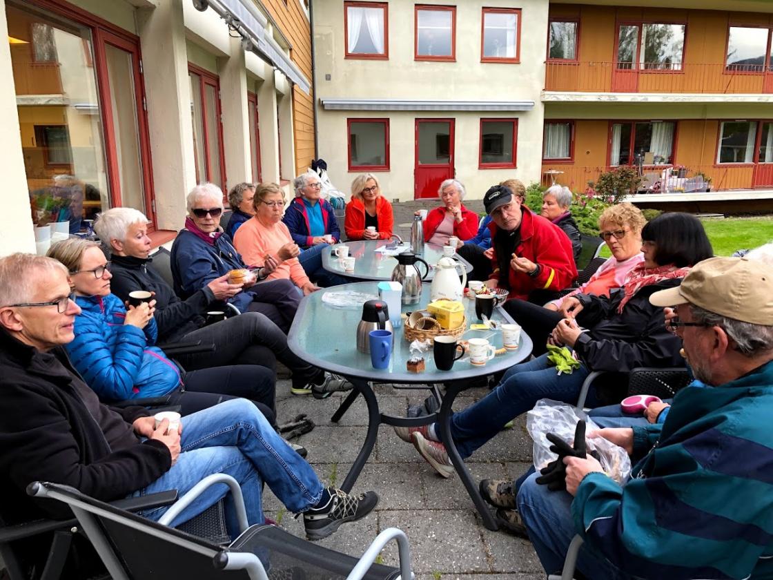 Koseleg med mat og prat til slutt !