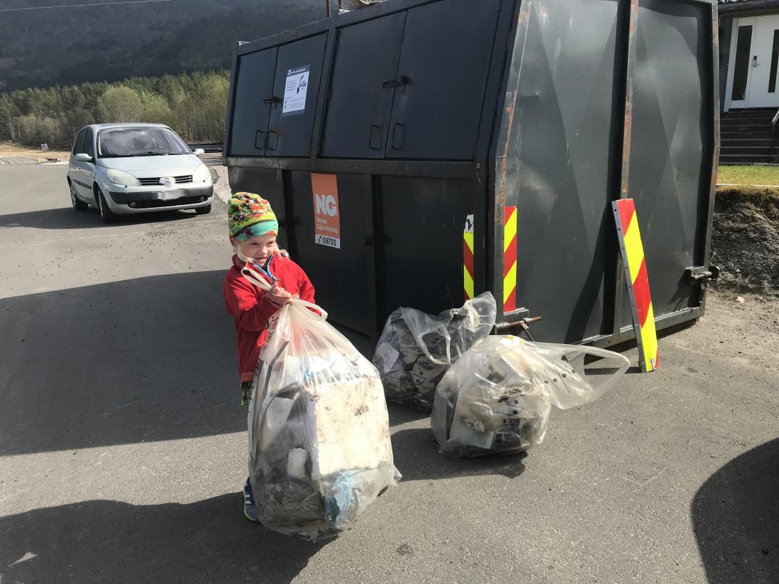 Både store og små var med