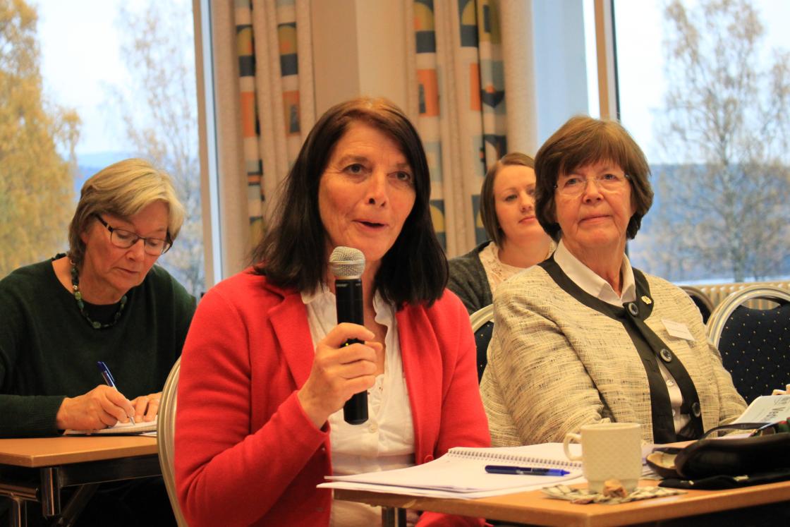 Liv Grøtte, første vara til sentralstyret i Norges Bygdekvinnelag. Foto: Helle Cecilie Berger.