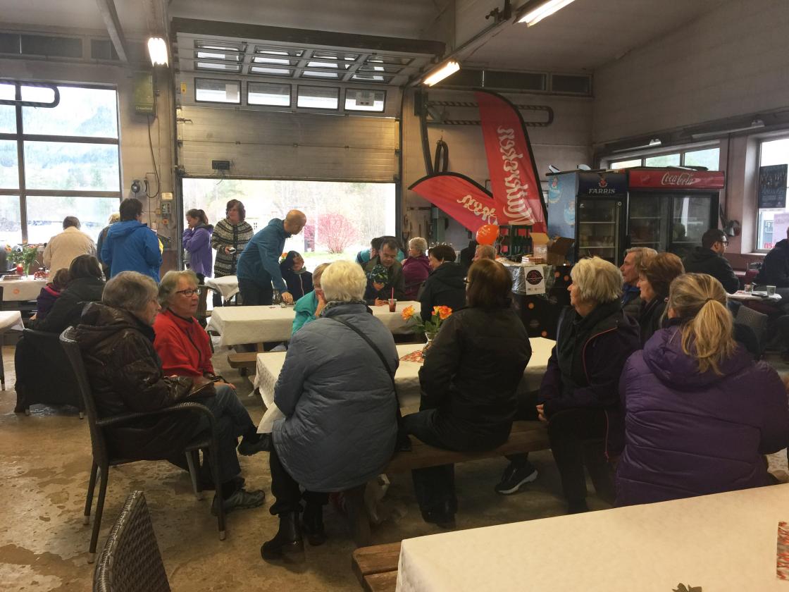 Veldig mange tok turen til Matkroken