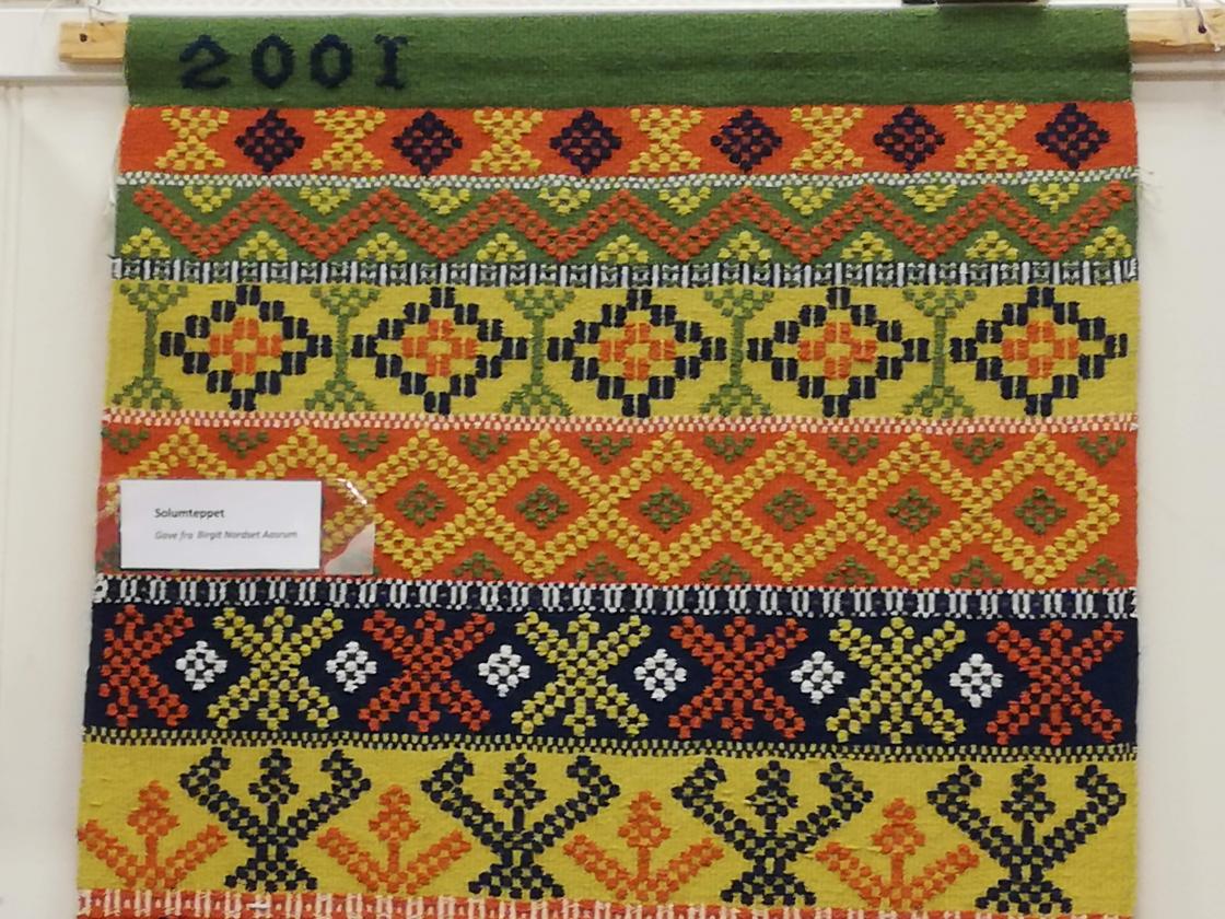 Solumteppet - dette vevd i 2001