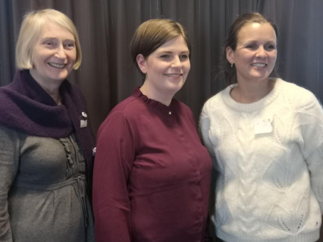 Innleiarane på møtet var Grethe Brundtland frå NBK, Lene Havåg og Marthe Halvorsen.